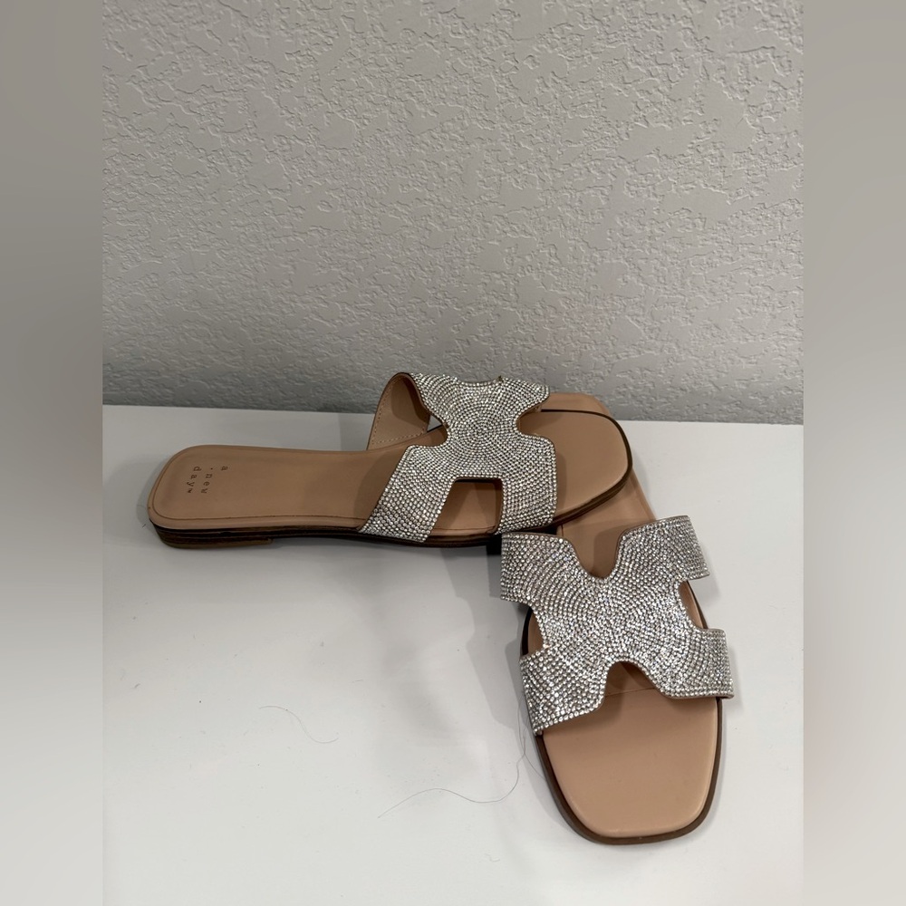 NWOT A New Day Sparkly Sandals